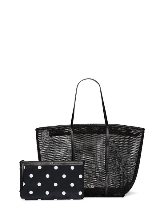 Mesh Tote and Pouch Set