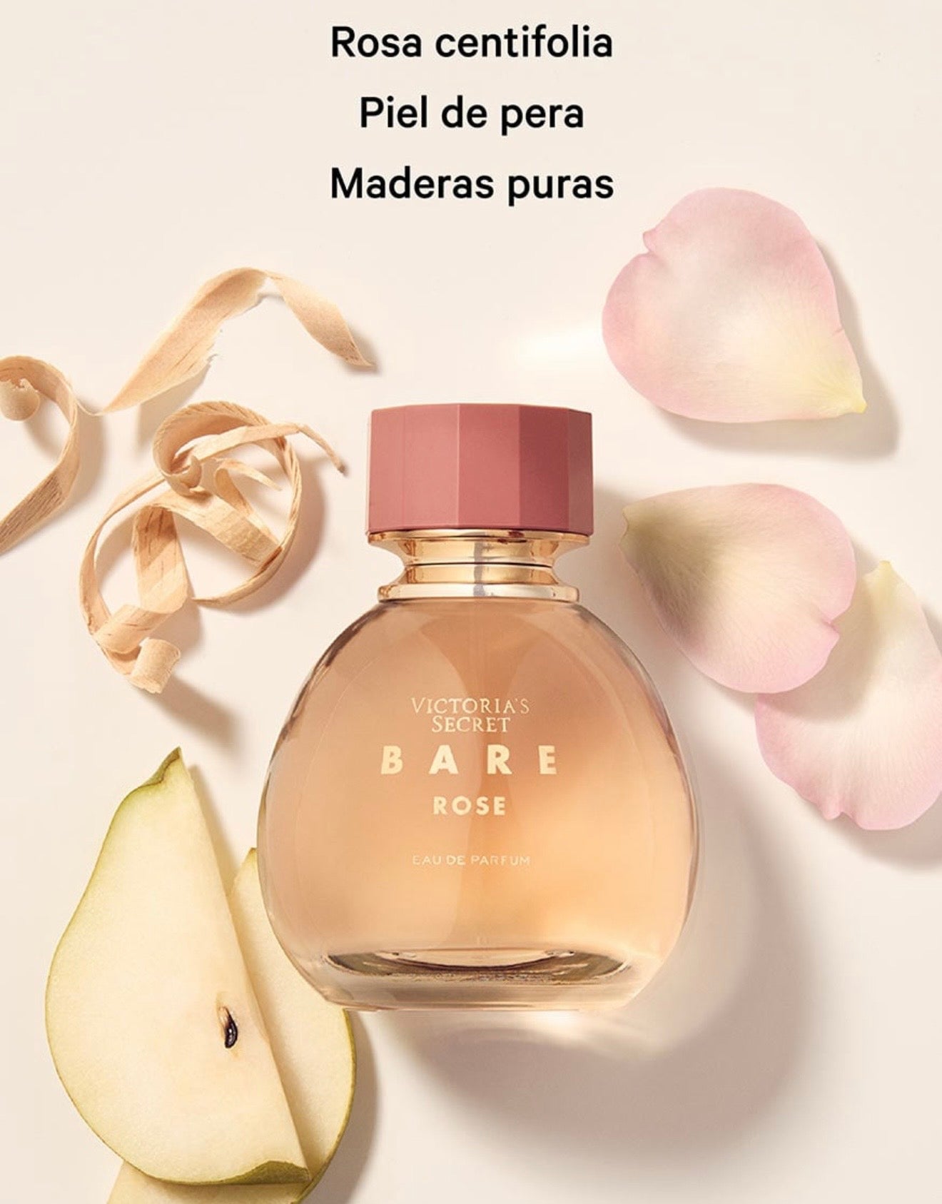 Bruma perfumada fina Bare Rose