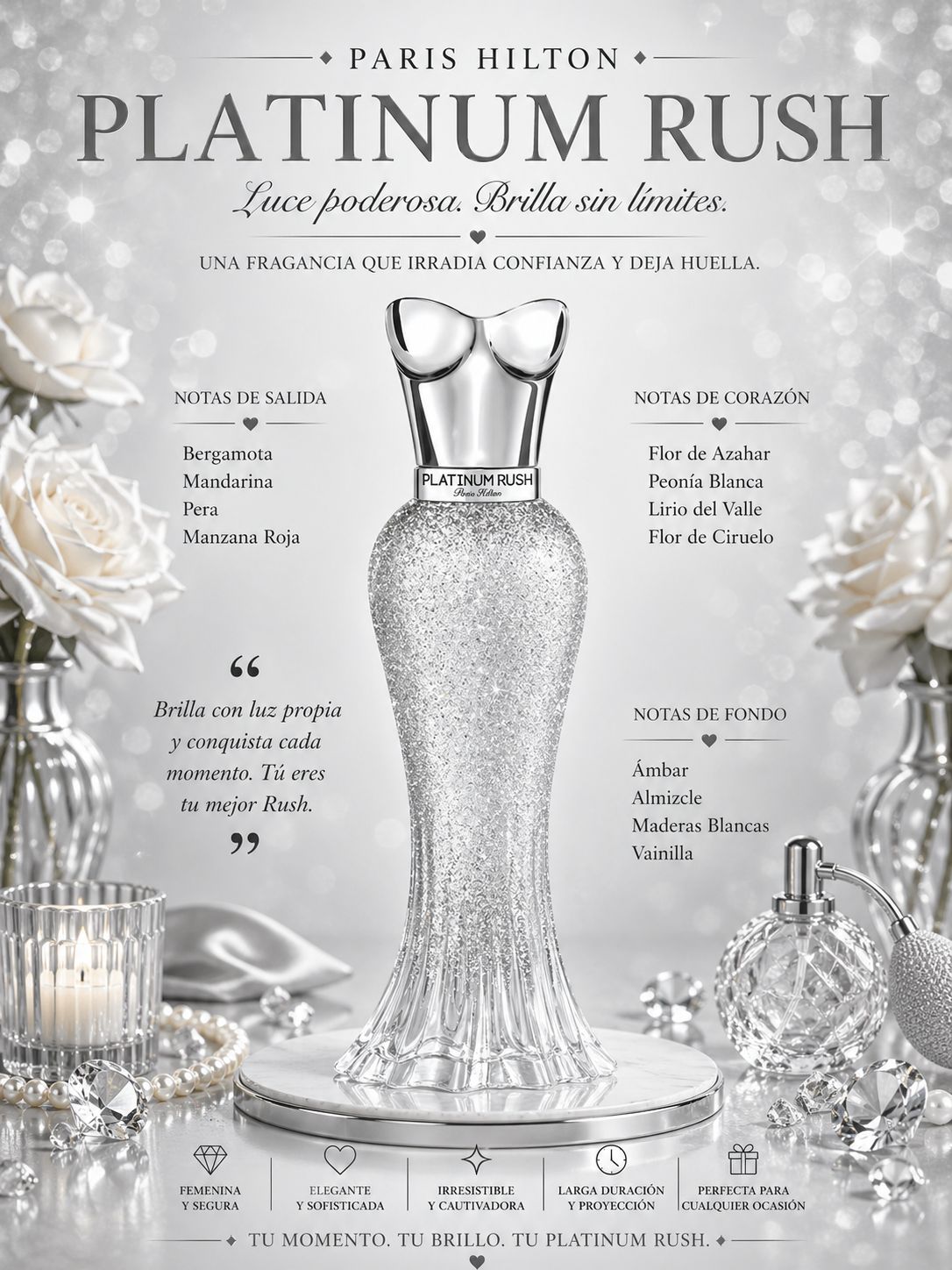 Paris Hilton Platinium Rush  Eau De Parfum