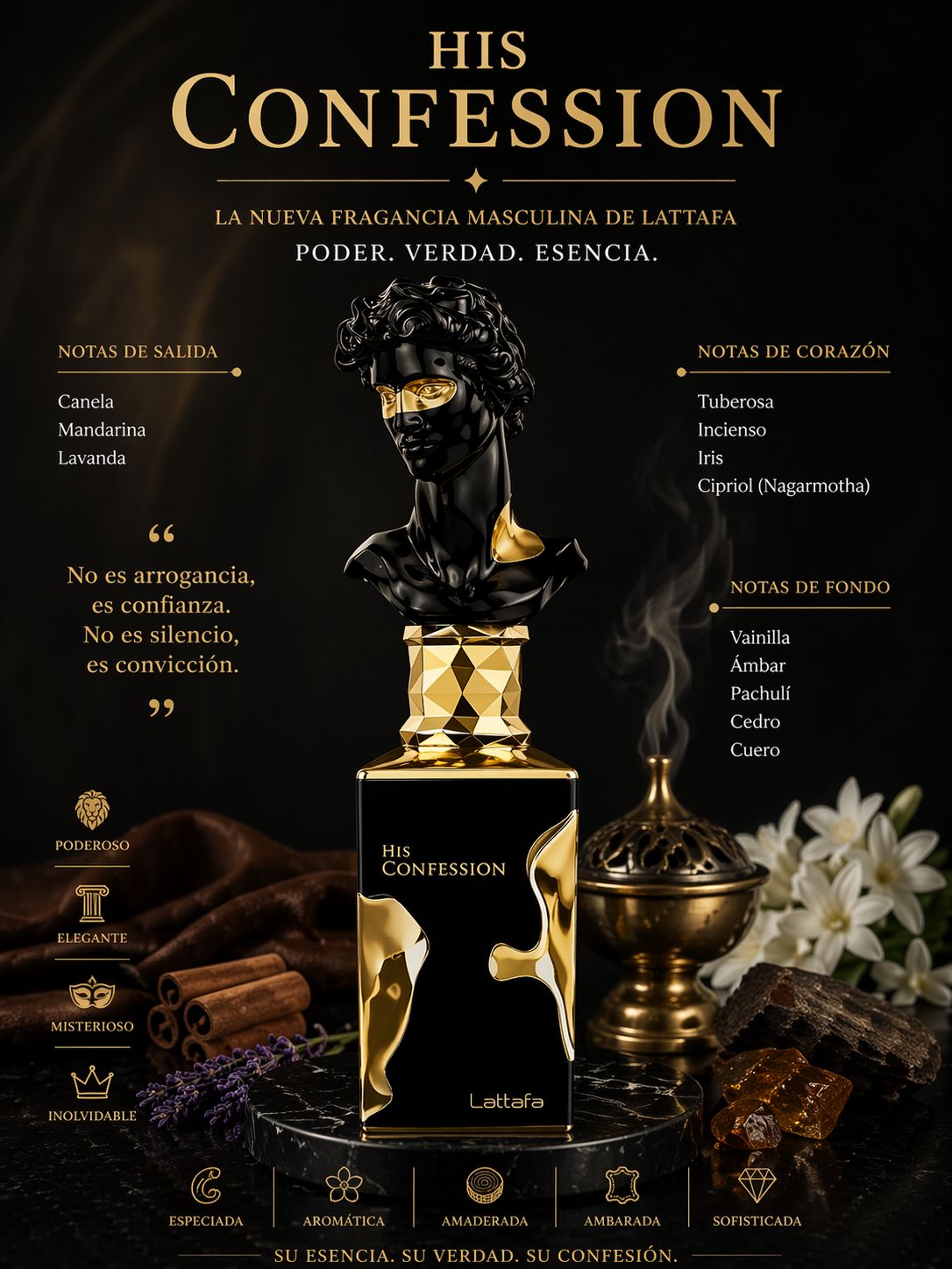 Lattafa His Confession Eau de Parfum