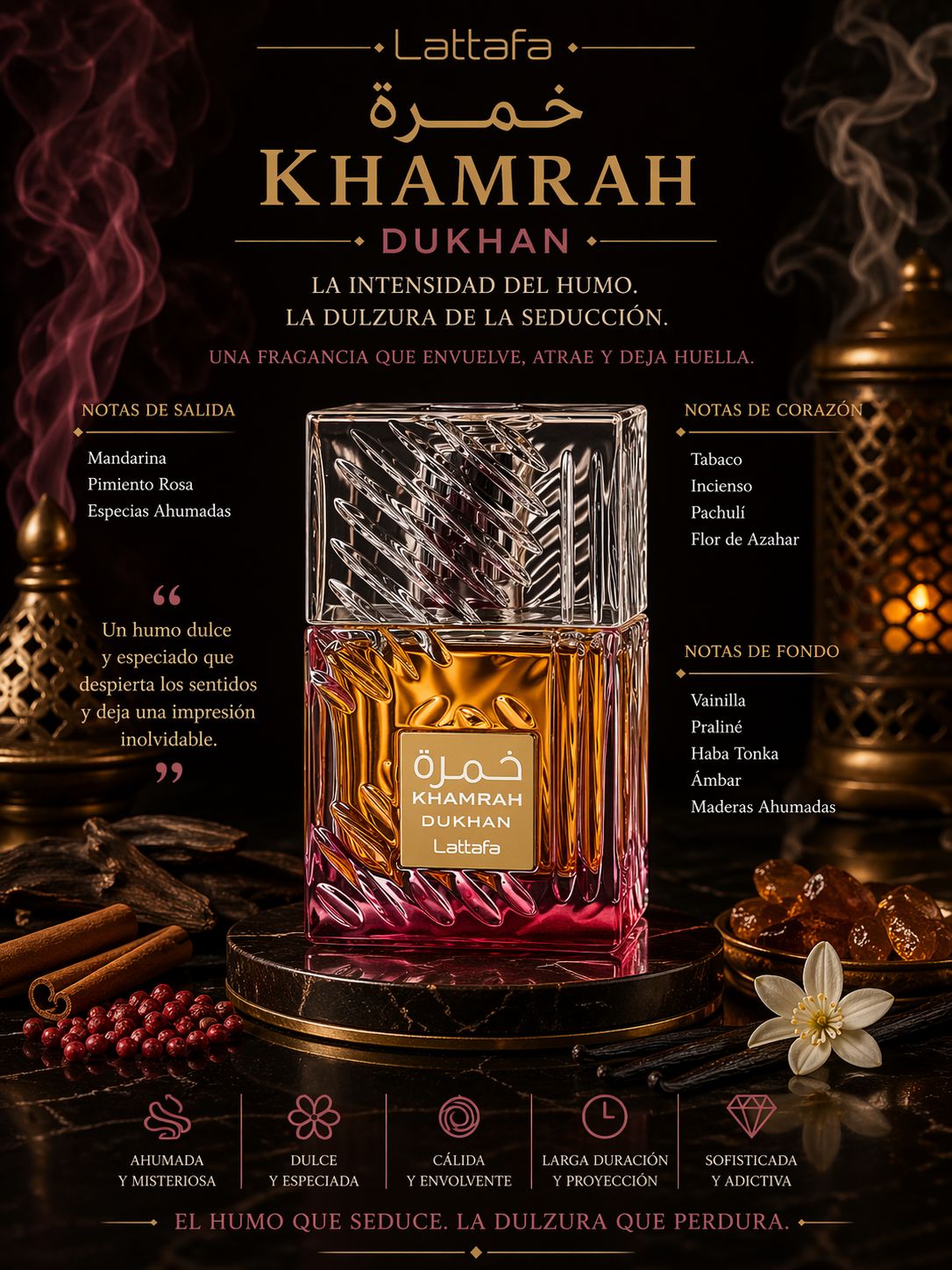 Lattafa Khamrah Dukhan Eau de Parfum