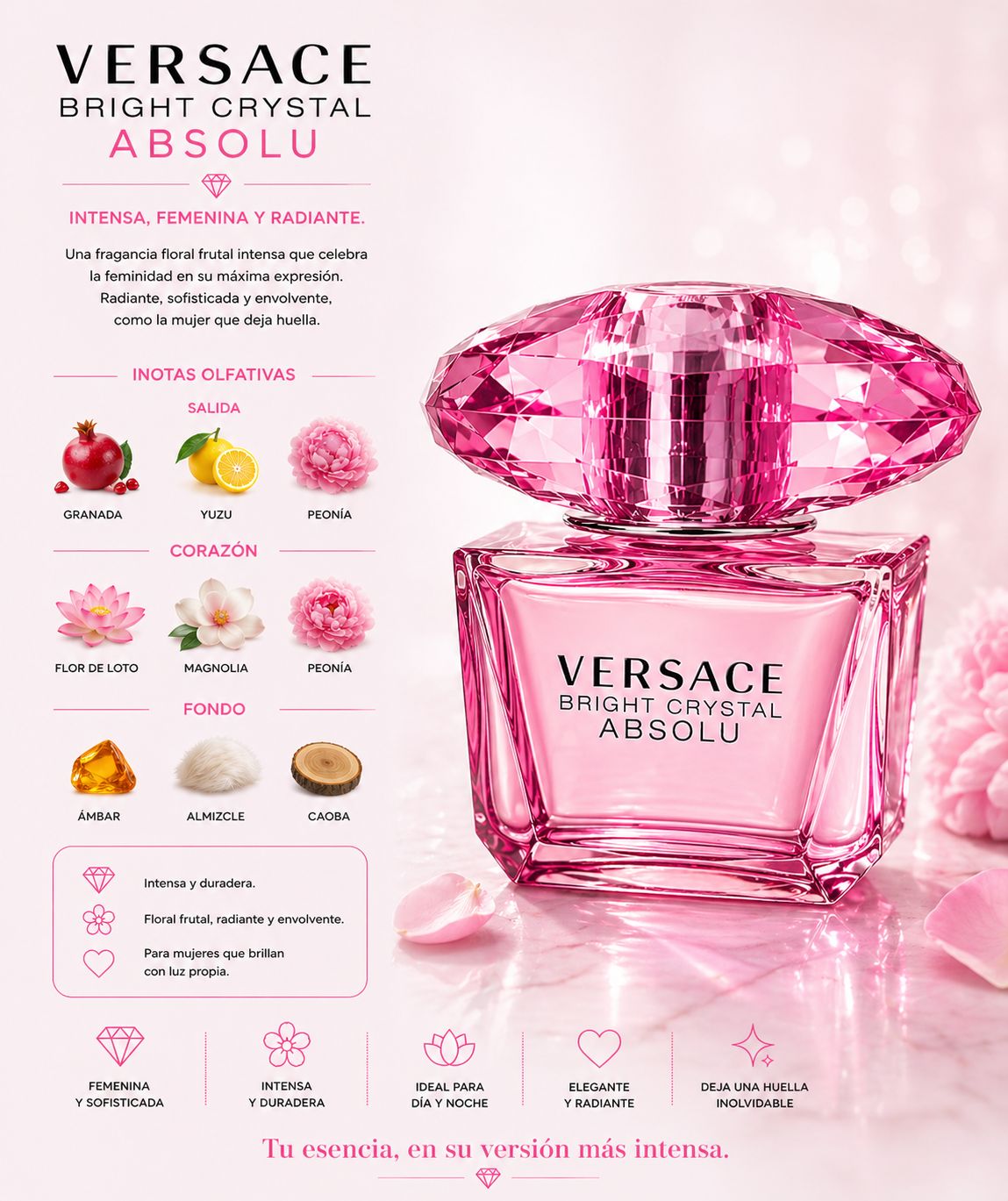 Versace Bright Crystal Absolu Eau De Parfum