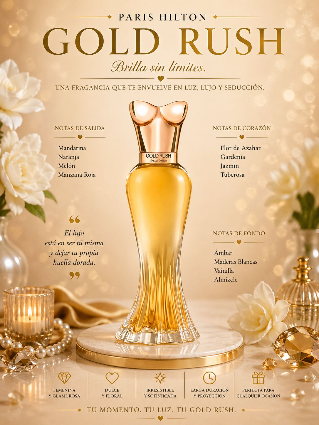 Paris Hilton Gold Rush Eau De Parfum