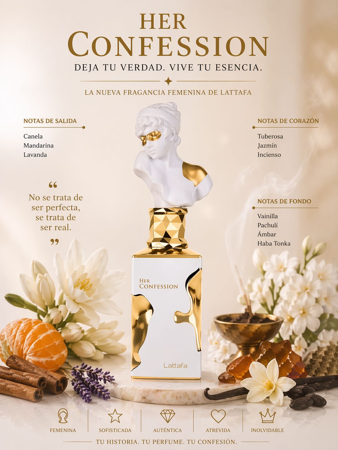 Lattafa Her Confession  Eau De Parfum