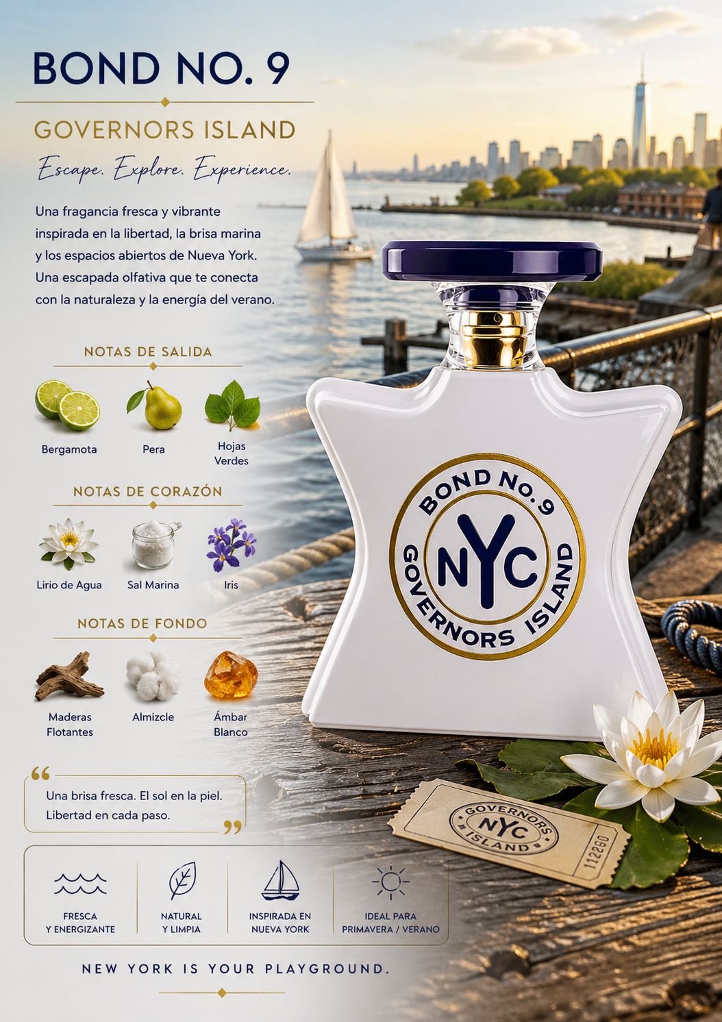Bond No. 9 Governors Island EDP