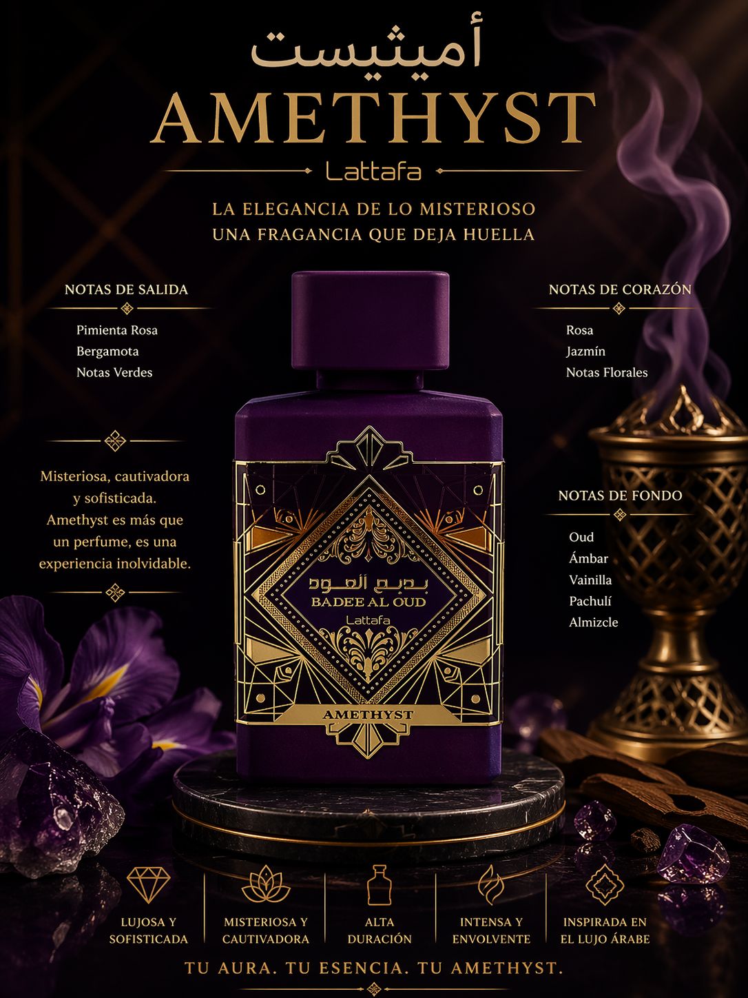 Lattafa Amethyst Eau de Parfum
