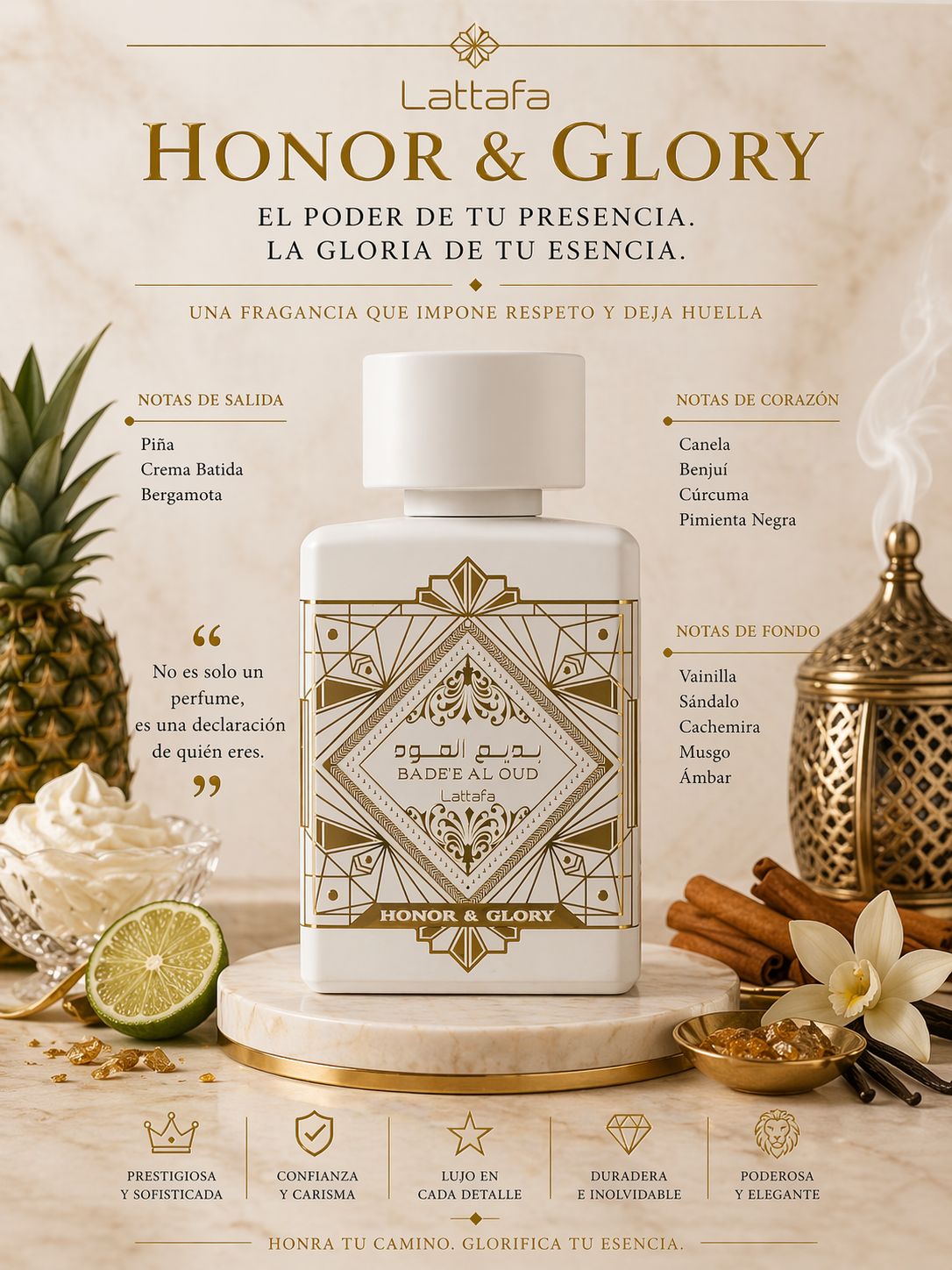 Lattafa Honor & Glory Eau de Parfum