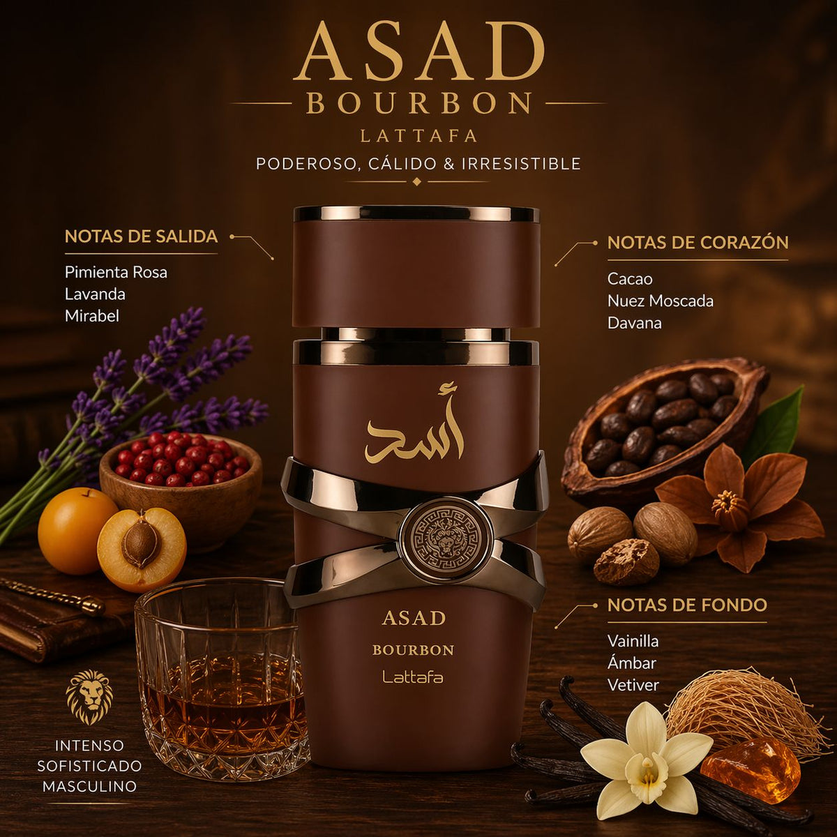 Lattafa Asad Bourbon Eau De Parfum